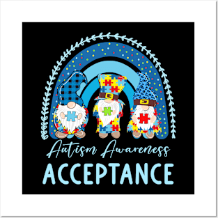 Gnomies Puzzle Autism Awareness Acceptance Posters and Art